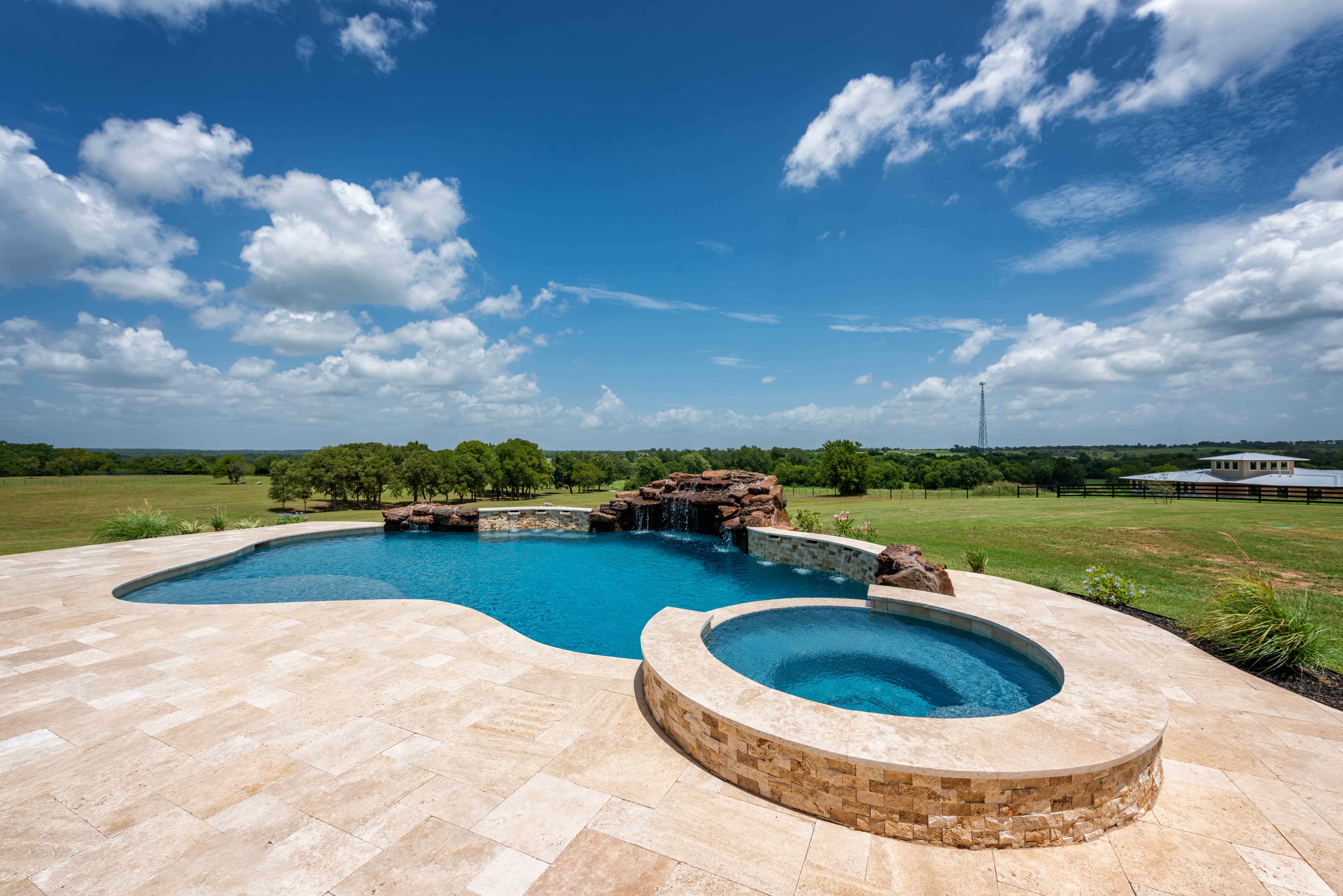 Countryside Freeform Project Backyard Paradise Luxury Pools